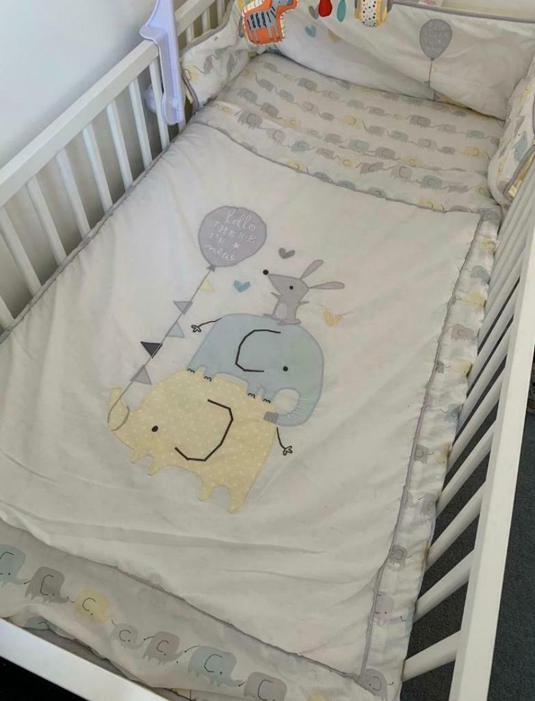 travel cot sheets dunelm